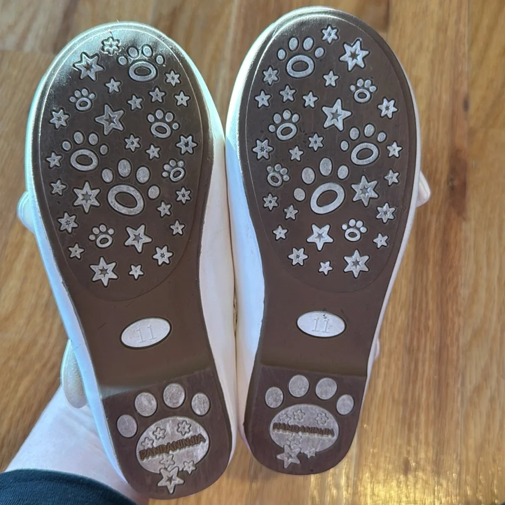 Girls Dress Shoes White (Size: 11)